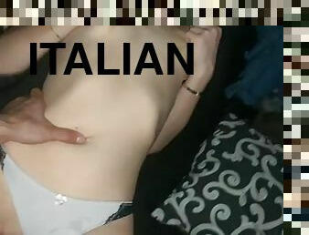 Italian wife gets his cock plunged deep into her pussy