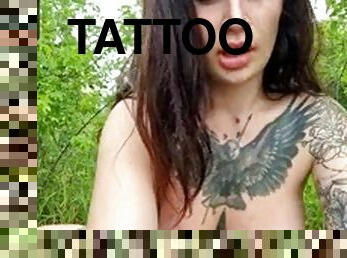 Tattooed girl Alia