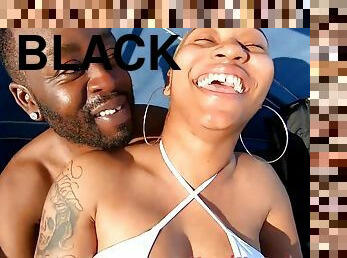 Black ghetto sex - Big black ass screwed outdoors in amateur hardcore