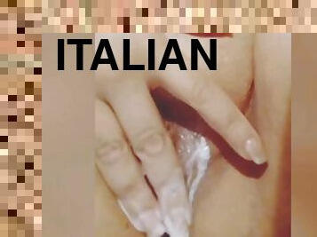 onani, orgasme, amatør, milf, par, italiensk, virkelig