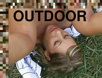 Victoria slim outdoors anal