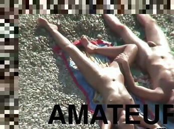 Amateur Couple Beach Lovemaking Spycam