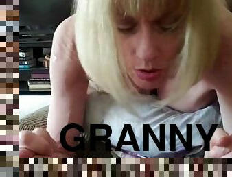 Long afternoon getting fucked by granny
