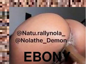 Nasty Ebony Squirts and Creams nonstop