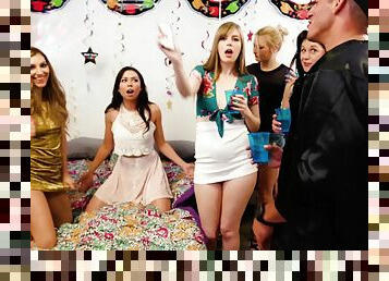 Dare Dorm. Crashing The Party Girls. Part 1