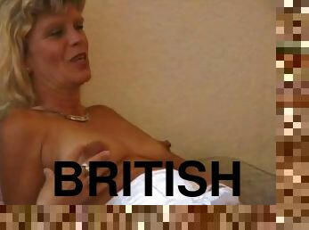 British granny in lingerie