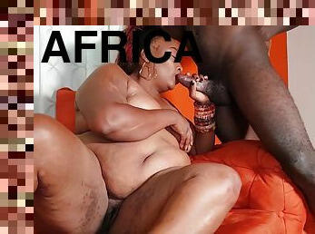 Hot Sex With My African Fat MILF