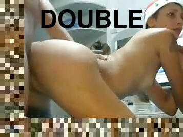 Bitch double penetration fucking on sexowebcam.online