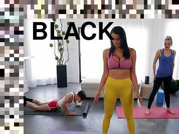 I Love Yoga! - reality workout with lucky big cock stud Juan Loco