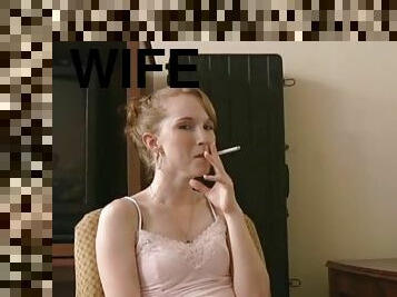 Beautiful Wife Gives Smoking Blowjob