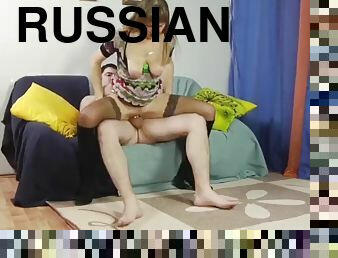 Russian horny milf slut