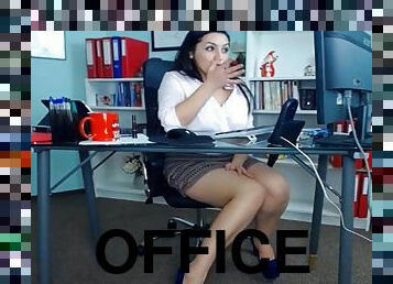 Sexy secretaries in the office