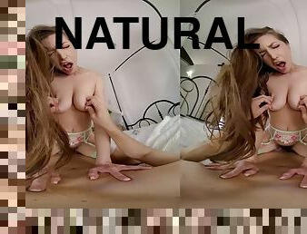 Scary Prank Makes Your Natural Girlfriend Spencer Bradley Crazy Horny VR PORN