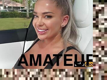 Insanely Sexy Aussie Fucking Uber Driver In Car With Hayley Davies