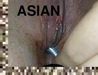 アジアの, マスターベーション, 小便, 素人, マッサージ, 子守, pov, カレッジ, 独奏