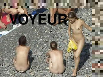 nudist, in-afara, camera, plaja, voyeur, maurdara, ascuns