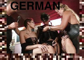 orgia, babes, lésbicas, mulher-madura, adolescente, alemão, divertida
