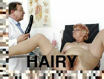 Full exam for hairy mature