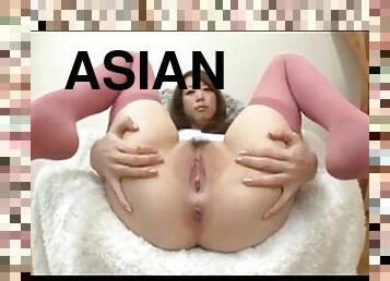 Asian pussy gaping