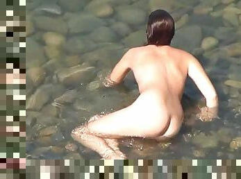 orang-telanjang, pantai