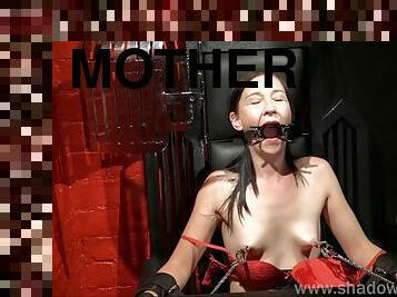 Cautious mother lolanis Amateur BDSM and tied tit