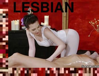 lesbo-lesbian, hieronta, sormettaminen