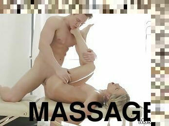 Massage X - Oiled-up tease and lovemaking