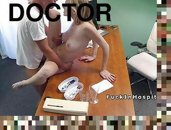 Shy and horny patient got fucked doctorin hospital