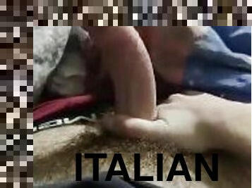 masturbation, amateur, ados, secousses, italien, solo