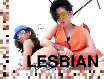 анальний-секс, мила, лесбіянка-lesbian, голандка, брюнетка