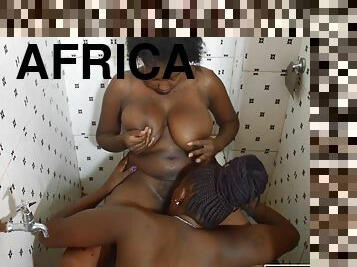 Romantic Jungle Getaway For Cute African Tribal Lesbian Couple