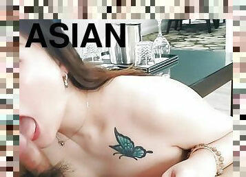 Asian Model Getting Fucked Hard and Moans Loudly - NicoLove