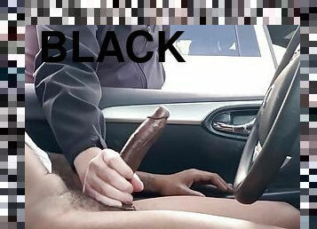 car cruising: random stranger catches me stroking 