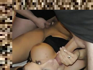 German pornstar queen paris beim amateur gangbang in berlin