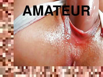 masturbación, squirting, amateur, adolescente, juguete, casero, lencería, consolador