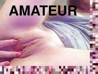 masturbaatio, pillu-pussy, amatööri, milf, lelu, kotitekoinen, sormettaminen, kiimainen, tiukka, kaunis