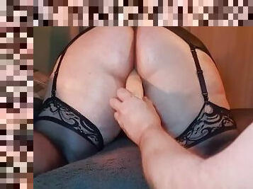 Huge ass thick pawg Big dildo,anal fail!