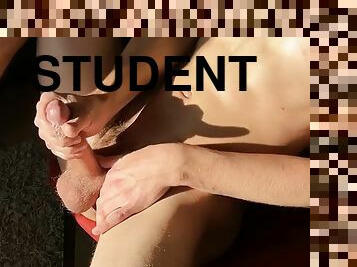 masturbation, orgasm, smal, student, anal, cumshot, tonåring, gay, fingerknull, fötter