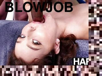 LEANA LOVINGS 1ST Mind Blowing BLOWBANG - HardX