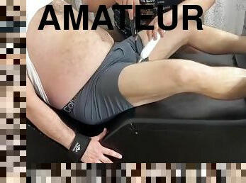 Kinky Amateur Bryan Loche gets his feet tickled by Matt