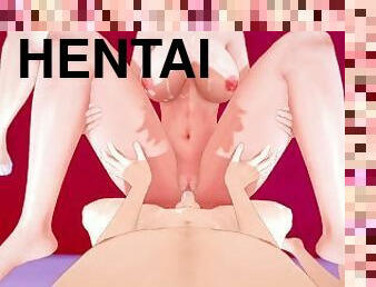 isteri, animasi, jenis-pornografi-animasi, 3d, dirantai