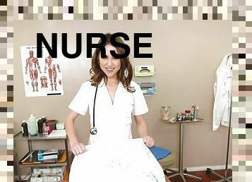 Nurse riley reid strokes big cock of sperm donor