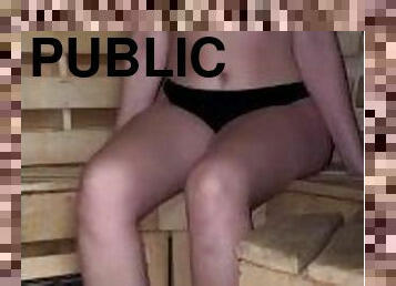 masturbaatio, julkinen, amatööri, suihinotto, milf, nussiminen, sauna, poreallas