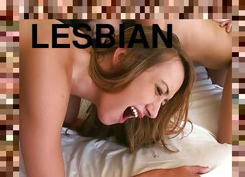 Lustful lesbians horny sex scene