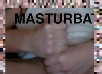 masturbare-masturbation, jet-de-sperma, pula-imensa, masturbare, alb, pula