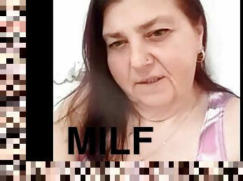 Chubby milf on cam