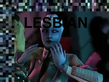 Blue alien lesbian sex