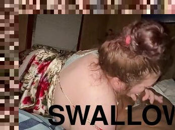 She swallowed that bbc