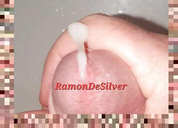 Master Ramon jerks off in the sink, lick it clean!