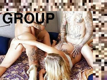 groß-titten, blasen, erotisch-mutti, schwer, deutsch, gruppensex, kuh-mädchen, tattoo